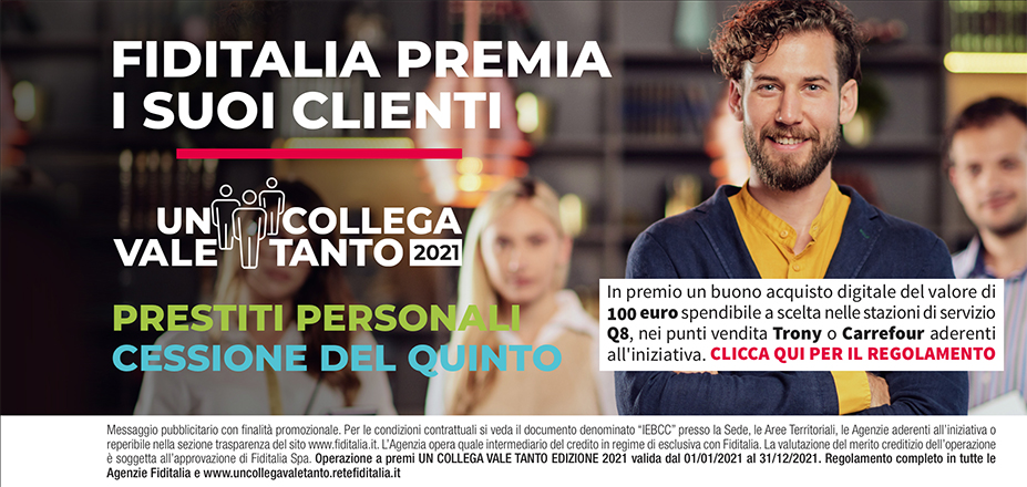 Agenzia Intermedia S.a.s. Fiditalia | Alba, Moncalieri, Cuneo | Banner UnCollegaValeTanto